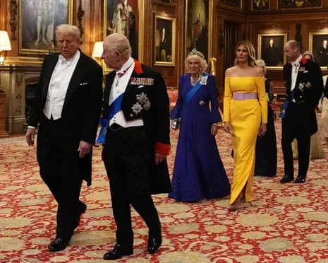 The Royal Family Deploy Grand Welcome Amid Protests; Jimmy Kimmel Pulled From Air Over Charlie Kirk Remarks